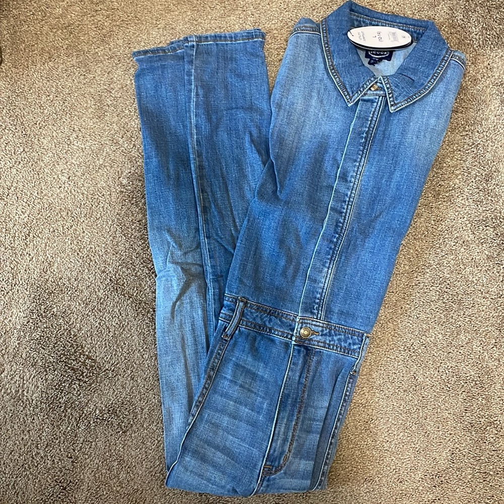 NWT Women’s Denim Utility Jumpsuit